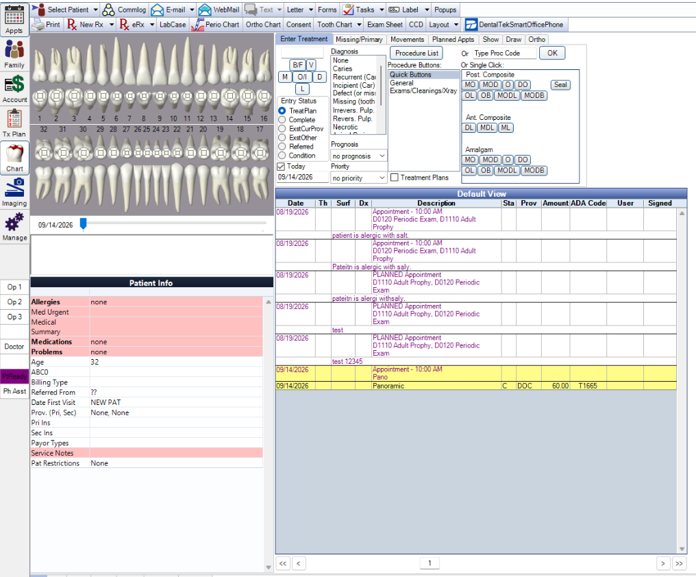 Tooth Chart Module
